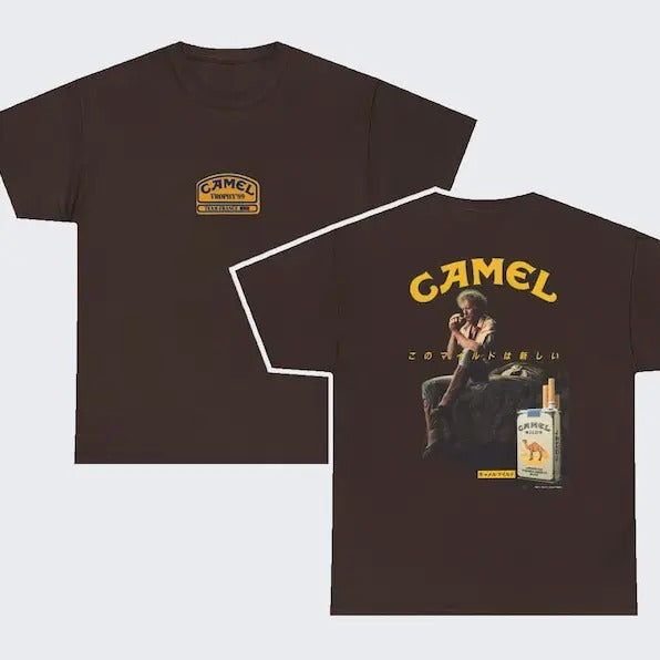 Vintage Camel Shirt, Classic Wild West Shirt, Camel Shirt, Graphic Printed Unisex Cotton Shirt, Cowboy  T-shirt, sweater...