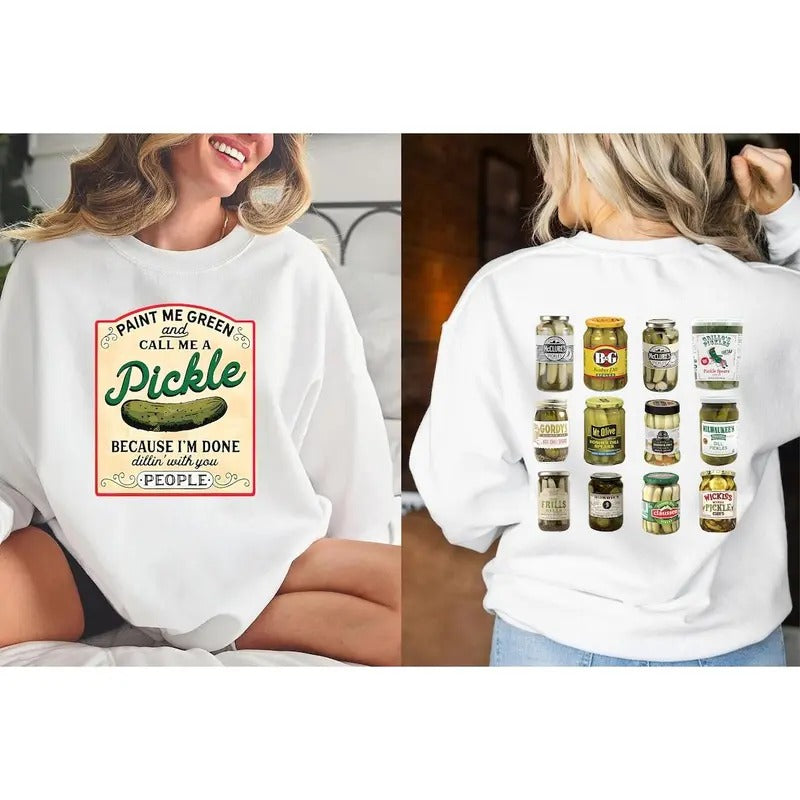 Vintage Canned Pickles sweatshirt T-Shirts, Hoodie | TeeBloomCo.com