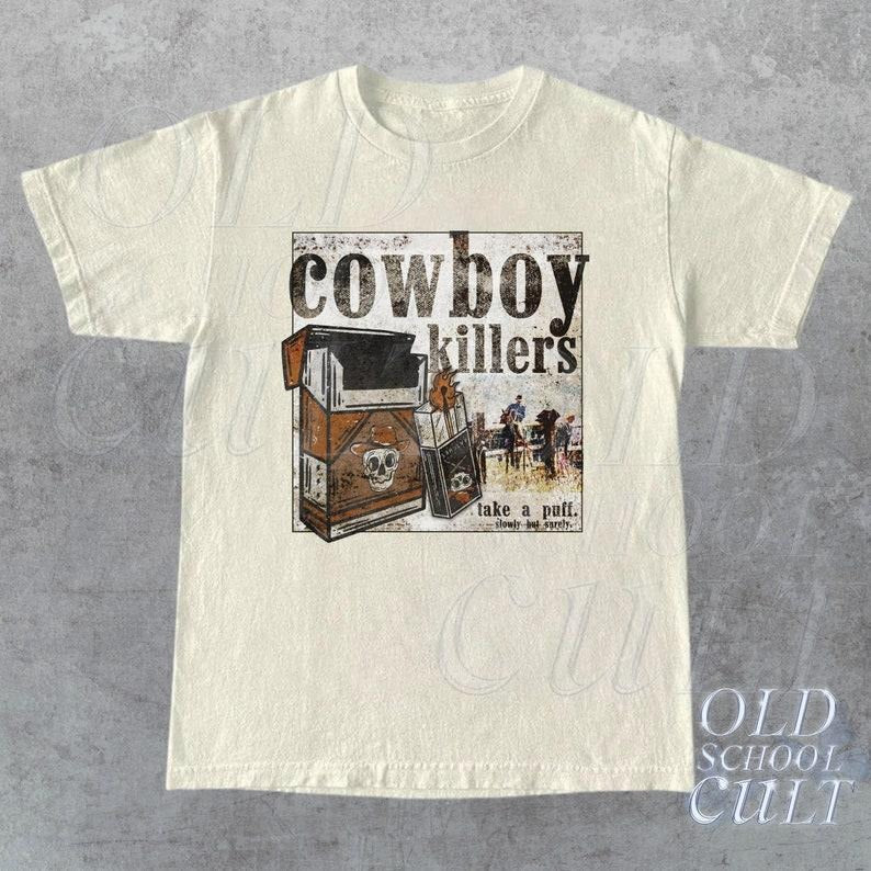 Vintage Cowboys 90s T-Shirt, Retro Country Shirt, Wester Unisex Tee, Heavy Cotton Shirt, Wild West Gift, Vintage  Tee...