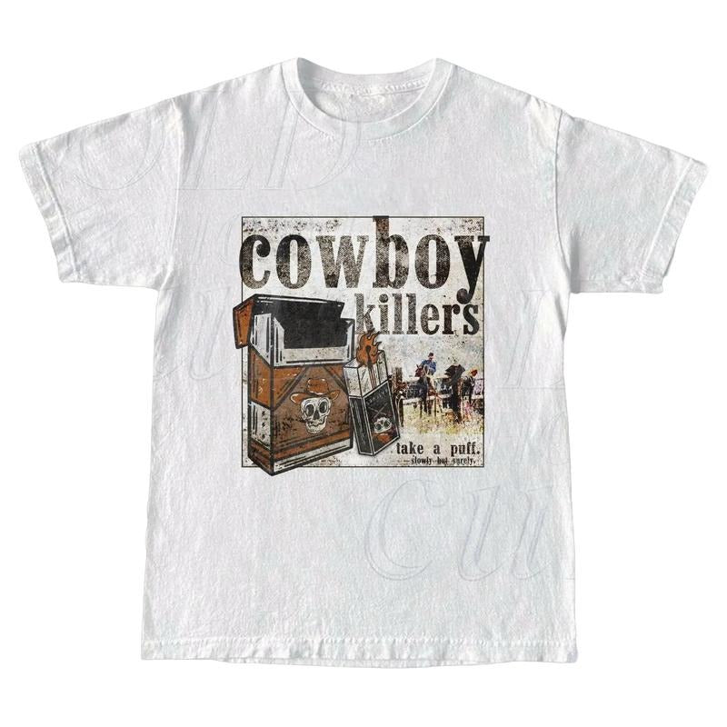 Vintage Cowboys 90s T-Shirt, Retro Country Shirt, Wester Unisex Tee, Heavy Cotton Shirt, Wild West Gift, Vintage Tee...