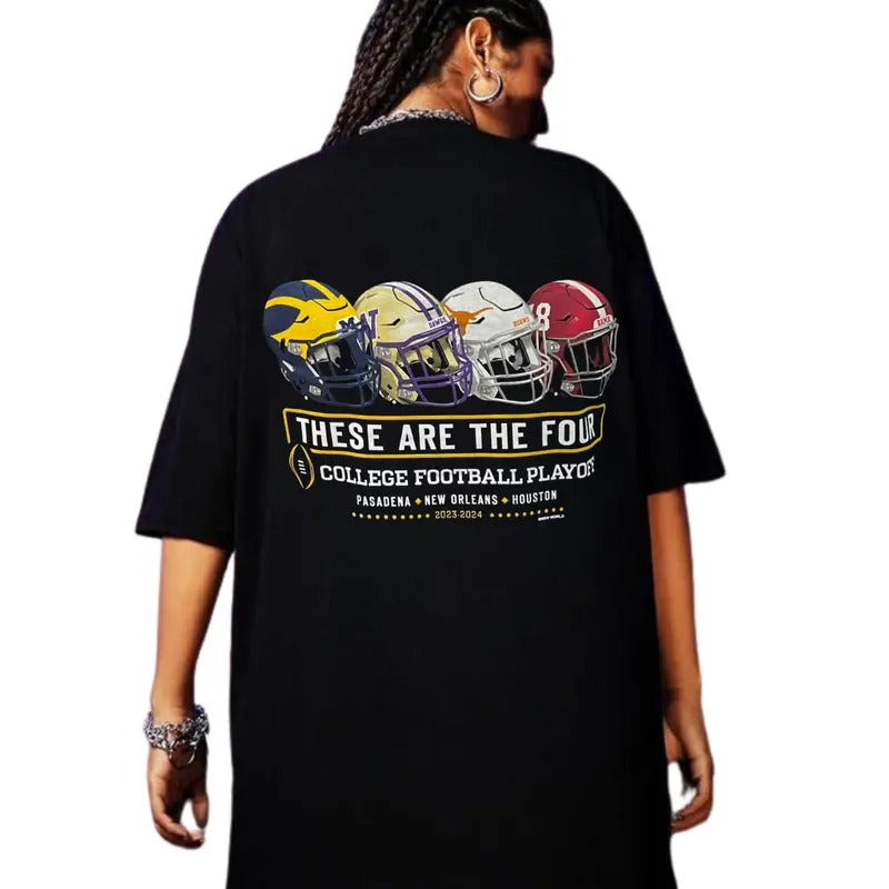Vintage Football Shirt 2023 College Football Playoff Tee Football Game Day Shirt Top Classic Menswear Hoodie, Sweatshirt