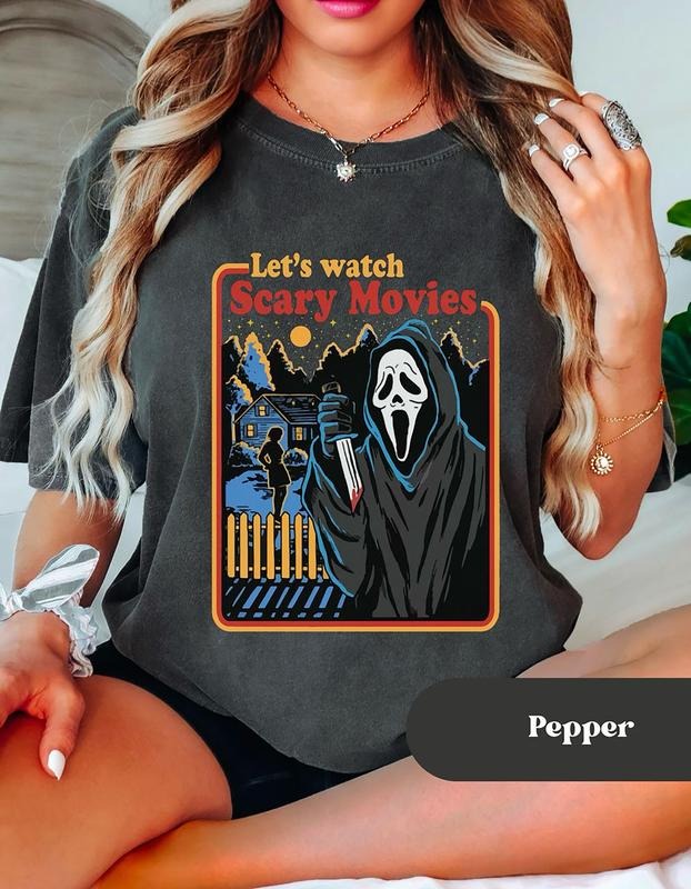Vintage Ghostface Shirt, Do You Like Scary Movie Shirt, Retro Halloween Sweatshirt, Scream Shirt, 90s Horror Movie Shirt,...