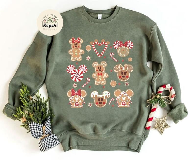 Vintage Gingerbread Christmas Sweatshirt, Christmas Shirts, Very Merry Christmas Shirt, Christmas Party shirt Hoodie
