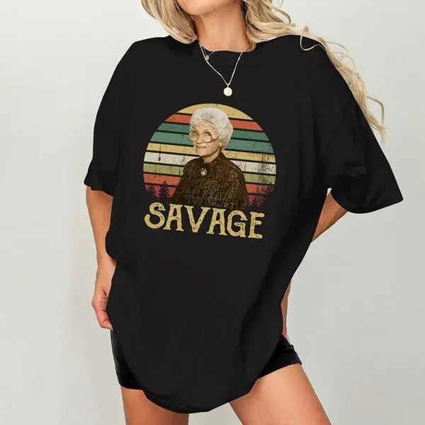 Vintage Golden Girls Shirt Savage Sophia Petrillo Shirtstyle{n002}3 Hoodie, Sweatshirt | TeeBloomCo.com