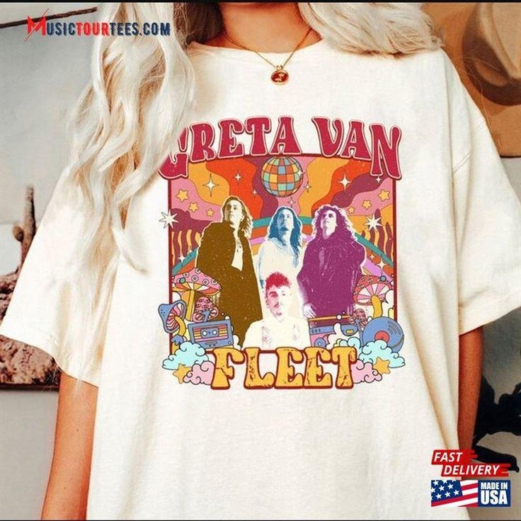 Vintage Greta V Fleet Shirt Women Music Concert Graphic Tee T-Shirt Hoodie, Sweatshirt | TeeBloomCo.com