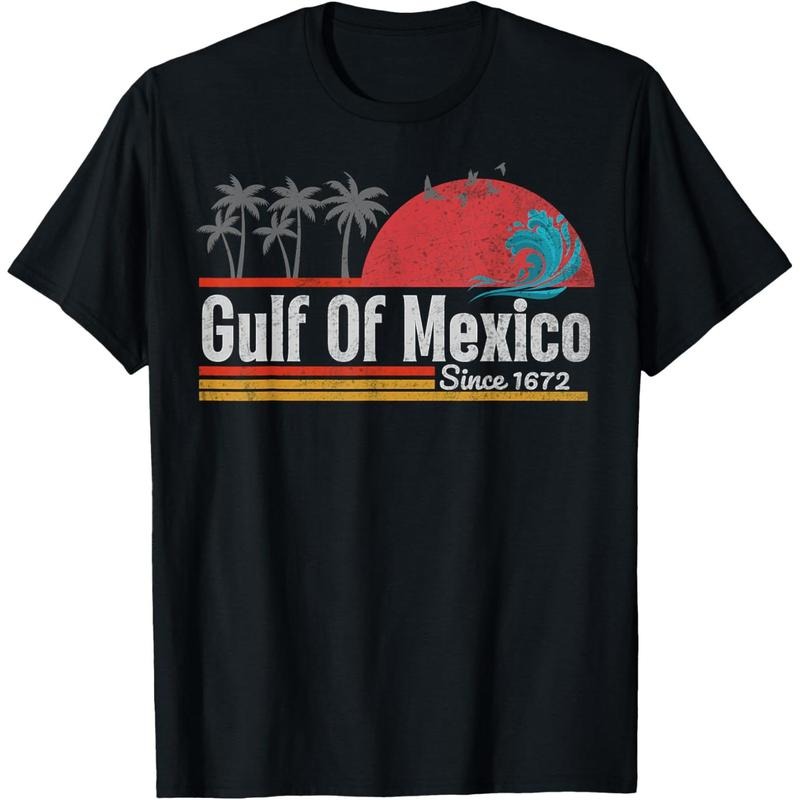 Vintage Gulf of Mexico Est.1772 Graphic T-Shirt made in usa Hoodie, Sweatshirt | TeeBloomCo.com