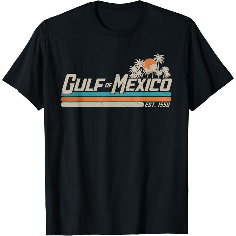 Vintage Gulf of Mexico Since 1550 Retro Vintage Beach T-Shirt made in usa Hoodie, Sweatshirt | TeeBloomCo.com