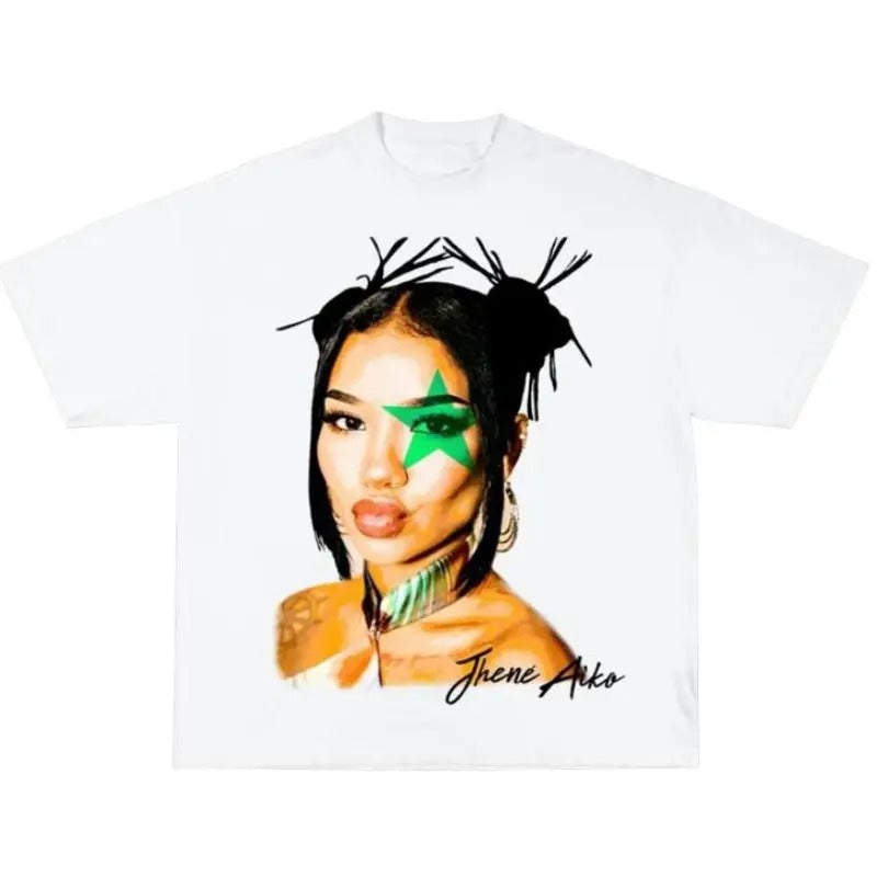 Vintage Jhene Aiko Rap Tee Big Face T-shirt Hoodie, Sweatshirt | TeeBloomCo.com