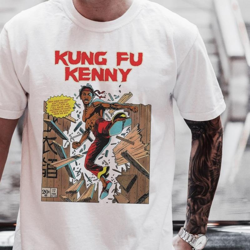 Vintage Kendrick Lamar Kung-Fu Kenny T-shirt Menswear Top Hoodie, Sweatshirt | TeeBloomCo.com