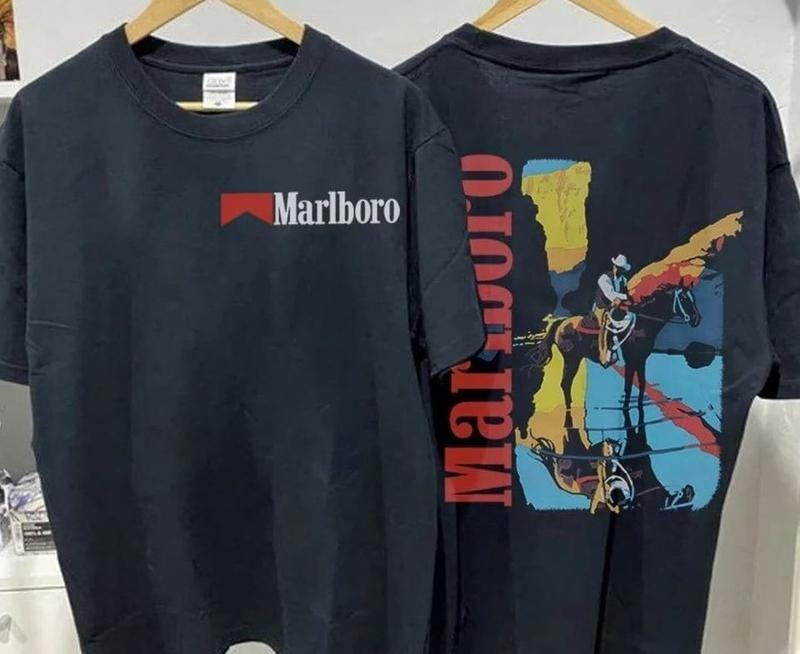 Vintage Marlboro 80s shirt Marlboro Cowboy  T-shirt, sweater and Hoodie Sweatshirt | TeeBloomCo.com