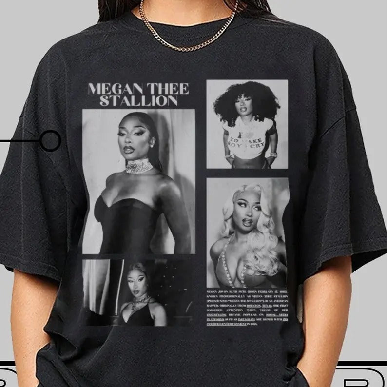 Vintage Megan Thee Stallion T-Shirt, Mother's Day Gift for Women and Men Hoodie, Sweatshirt | TeeBloomCo.com