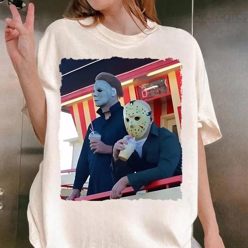Vintage Michael Myers Shirt, Waiting For Halloween Shirt Hoodie, Sweatshirt | TeeBloomCo.com