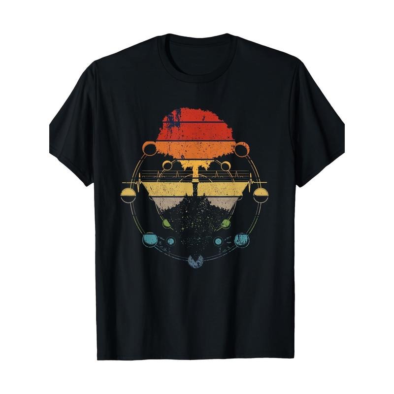 Vintage Moon Phase Tree of Life T-shirt  100% cotton T-shirt Made in USA Hoodie, Sweatshirt | TeeBloomCo.com