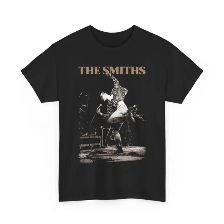 Vintage Morrissey The Smiths Unisex Heavy Cotton Tee, Retro Band Shirt, Classic Music Merch, Unisex Menswear Womenswear...