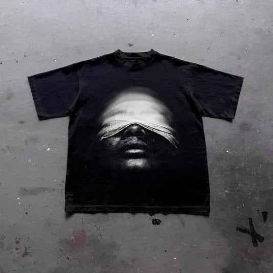 Vintage Mummy Portrait Graphic Print Cotton T-Shirt, Y2k Shirt, Unisex T-Shirt, Gift For Men Women Hoodie, Sweatshirt