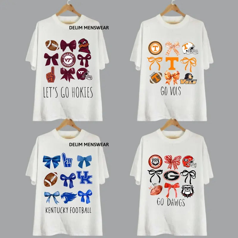 Vintage NCAA College Logo All Teams Sport Ahs Grey Shirt, Football Basketball Classic, Short Sleeve Shirt Casual, Gift...