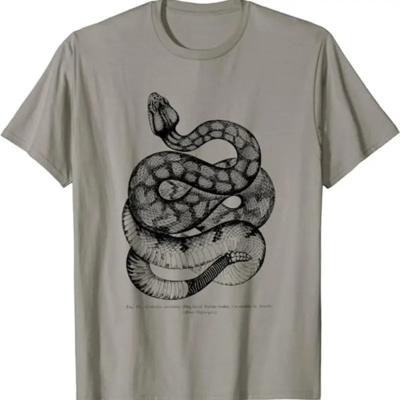 Vintage Ophiology South American Rattle Snake Tee T-shirt Menswear Top Underwear Tshirt Hoodie, Sweatshirt | TeeBloomCo.com