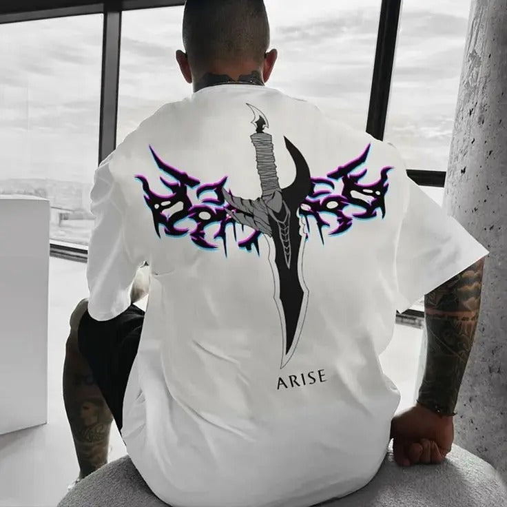 Vintage Solo Leveling Shirt, Arise Tee, Anime shirt, Japanese Anime, Birthday Gift Hoodie, Sweatshirt | TeeBloomCo.com