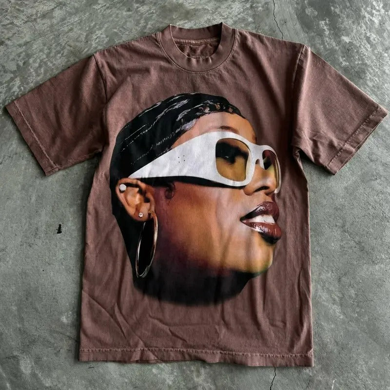 Vintage Style Missy Elliot Unisex T-Shirt Menswear Retro christmas shirt Hoodie, Sweatshirt | TeeBloomCo.com