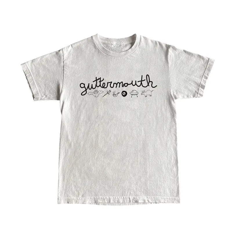 Vintage Symbols White T-Shirt - Graphic Tee Men's Top Tropical Hoodie, Sweatshirt | TeeBloomCo.com
