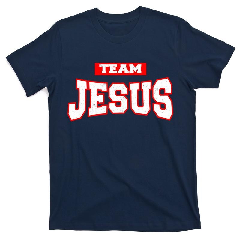 Vintage Team Jesus Funny Christian T-Shirt Cotton Menswear Hoodie, Sweatshirt | TeeBloomCo.com