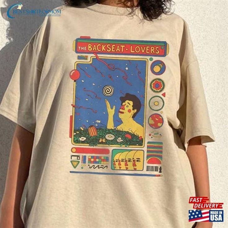 Vintage The Backseat Lovers Tour 2023 Shirt Waiting To Spill Love shirt Hoodie, Sweatshirt | TeeBloomCo.com