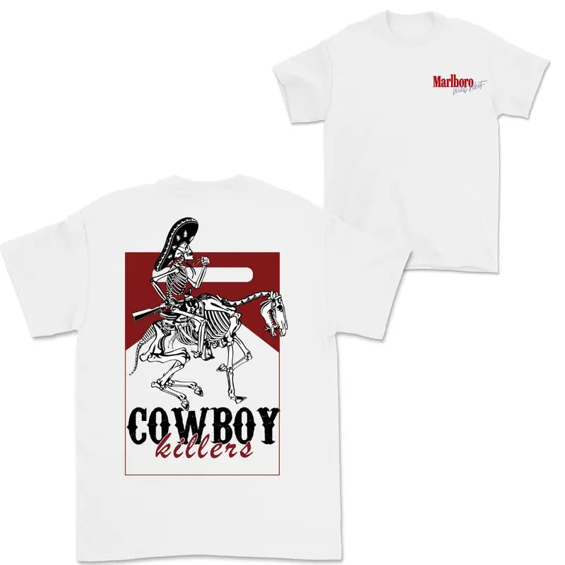 Vintage Wild West Shirt,  Marlboro T-shirt For Women For Men Hoodie, Sweatshirt | TeeBloomCo.com