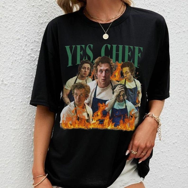Vintage Yes Chef Bootleg Rap T-Shirt, The Bear Shirt, Jeremy Allen White shirt, Yes Chef Jeremy Vintage Shirt, Trending...