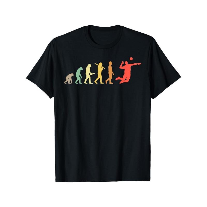 Vintage volleyball evolution gift, T-shirt for volleyball players made in usa Hoodie, Sweatshirt | TeeBloomCo.com