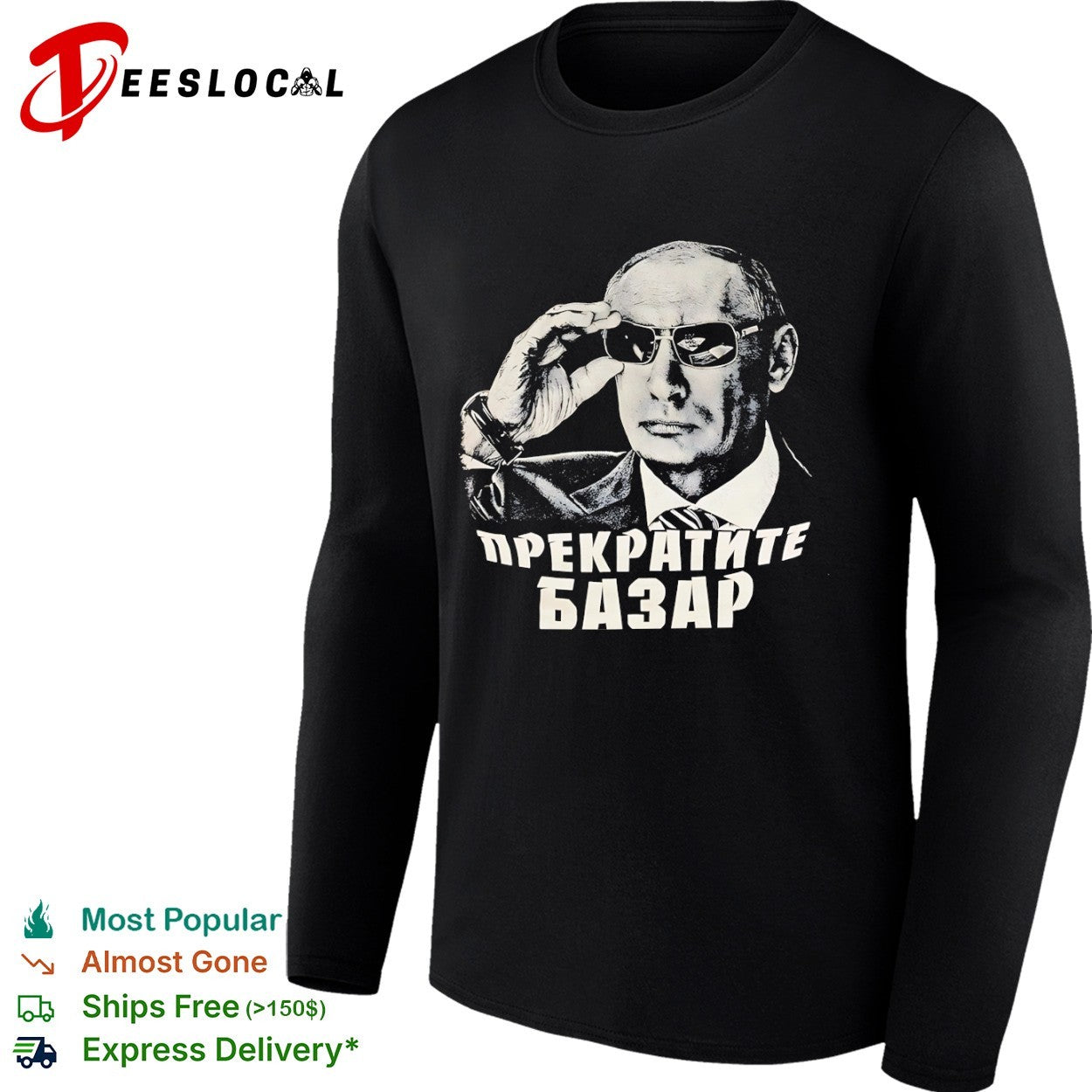 Vladimir Putin sunglasses shirt