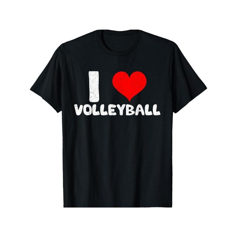 Volleyball, I Love Volleyball, Team, Women's, Men's, Sports T-Shirts made in usa Hoodie, Sweatshirt | TeeBloomCo.com