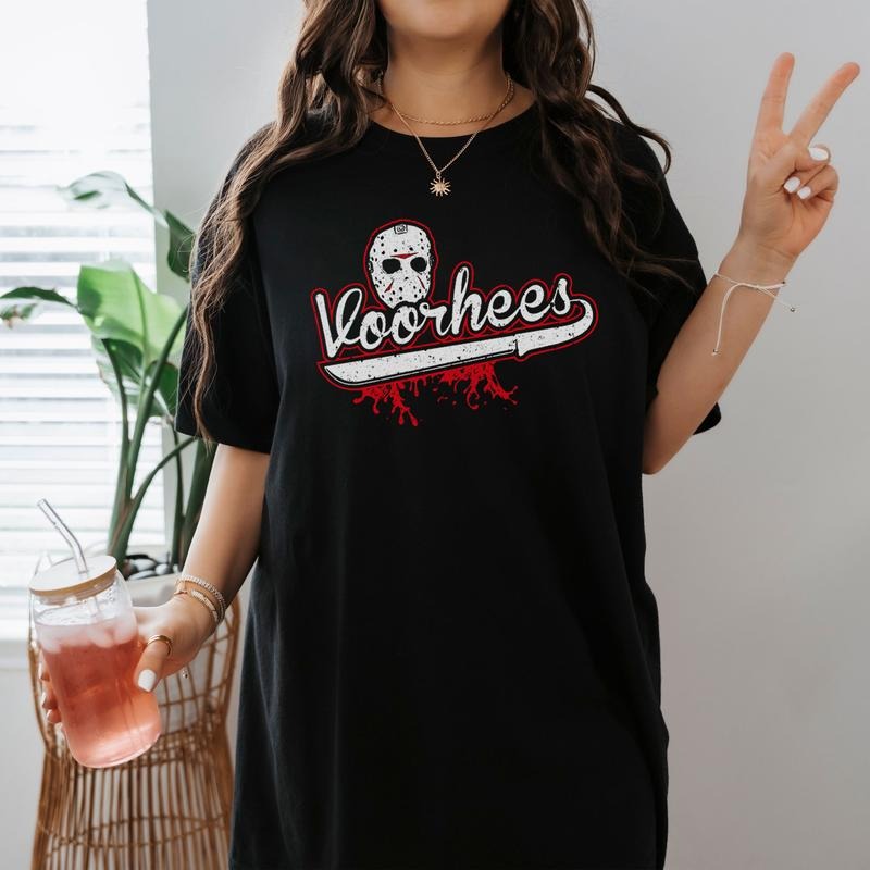 Voorhees Horror Movies Halloween Tshirt Jason Voorhees Shirt Friday the 13th Shirt Halloween Movie Shirt Spooky Season...