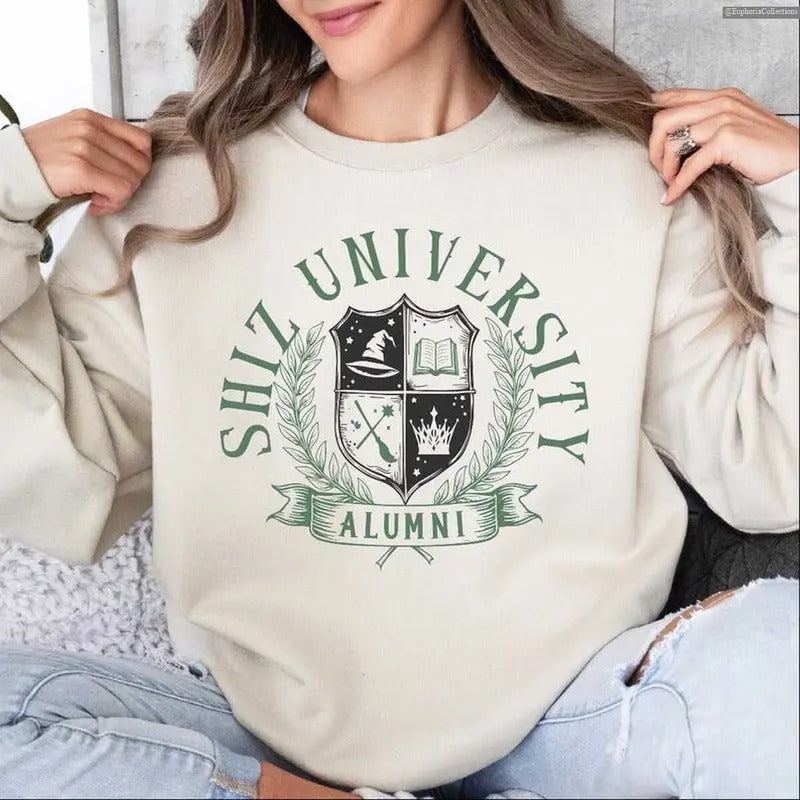 WICKED SHIZ UNIVERSITY Premium Sweatshirt, Hoodie, Tee, Cute Musical Wizard of Oz Holding Space Inspired Apparel , Global...