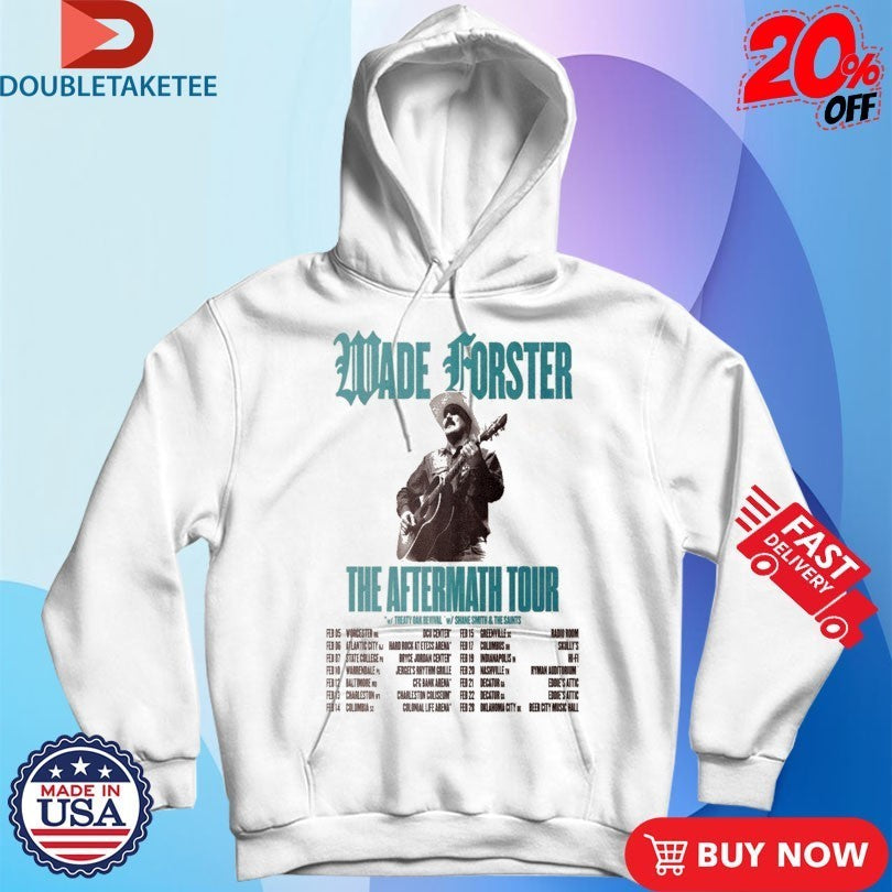 Wade Forster The Aftermath Tour 2026 Dates Guitar Shirts