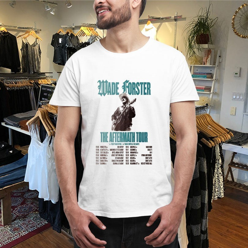 Wade Forster The Aftermath Tour 2026 Dates Guitar Shirts
