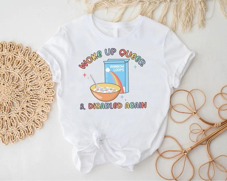 Wake Up Queer Shirt, Rainbow Loops Shirt, Funny Queer Shirt, LGBT Shirt, LGBT Gift, Pride Shirt, Funny LGBT Shirt,...