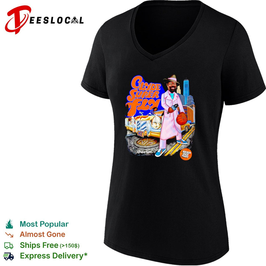 Walt Clyde Frazier New York Knicks Super Fly Clyde shirt