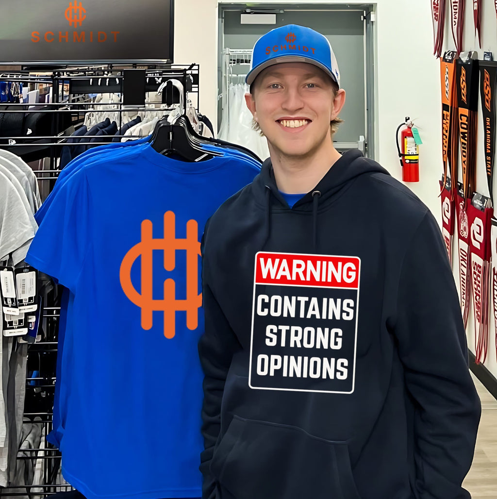 Warning Contains Strong Opinions sarcastic shirt
