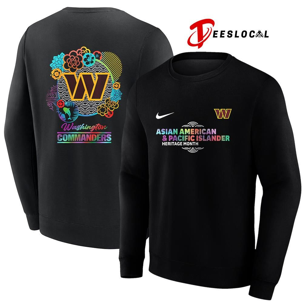 Washington Commanders x Asian American and Pacific Islander heritage logo shirt