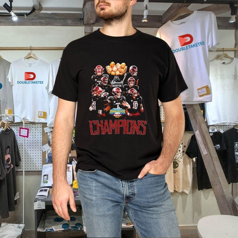 Washington State Cougars Are 2025 Famous Idaho Potato Bowl Champions Players Shirts