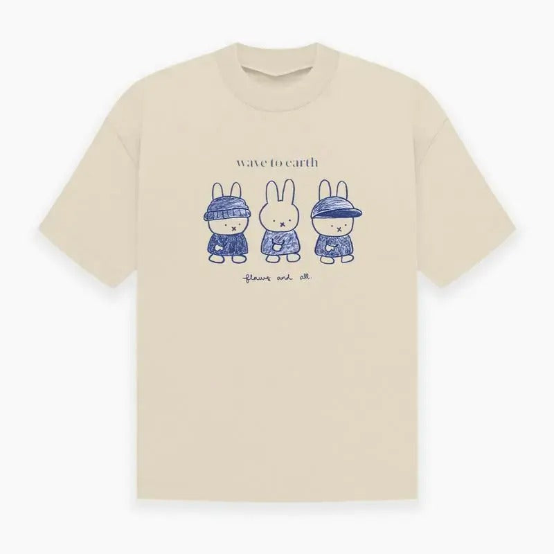 Wave To Earth Miffy Shirt Cute Soft T-shirt Unise Hoodie, Sweatshirt | TeeBloomCo.com