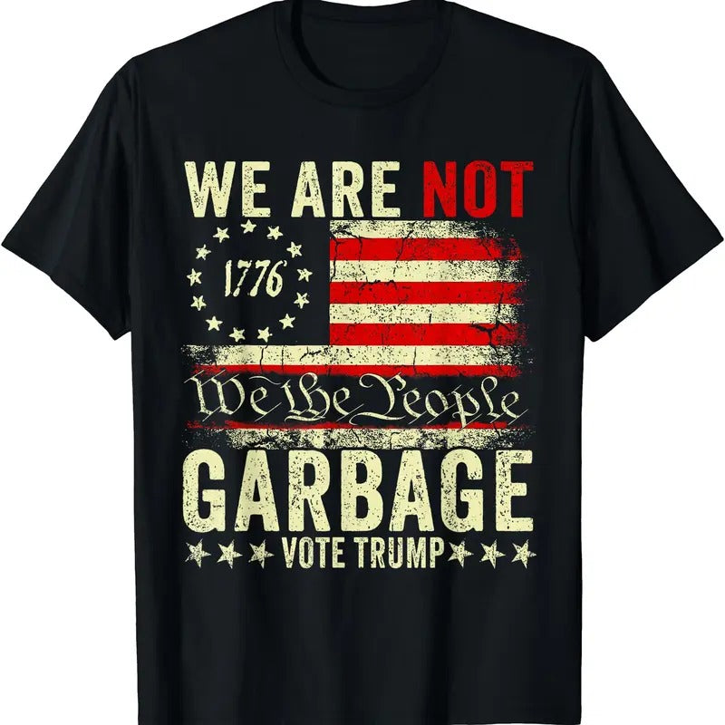 We Are Not Garbage VoteTrump 2024 Trump Supporter Garbage T-Shirt Hoodie, Sweatshirt | TeeBloomCo.com