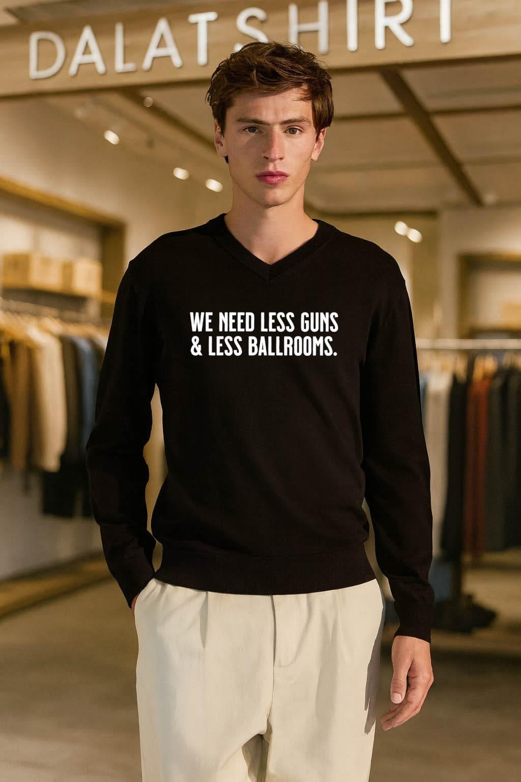 We Need Less Guns And Less Ballrooms shirt
