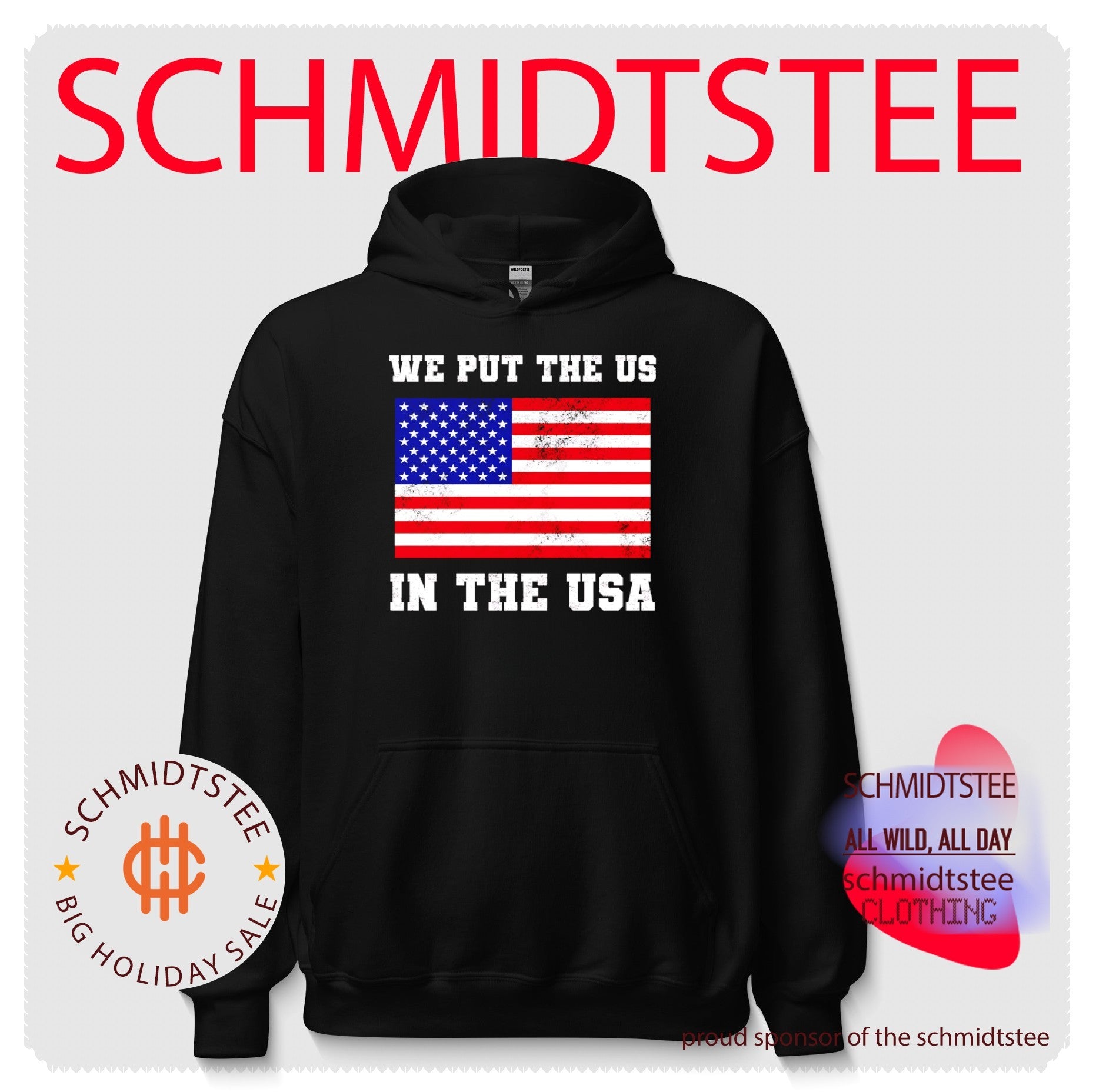 We Put the US in USA American Flag Patriotic shirt