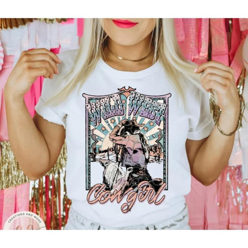 Western Cowgirl Shirt, Wild West Cowgirl Shirt, Western Shirt, Cowgirl Shirt, Wild West Shirt, Country Western Shirt...