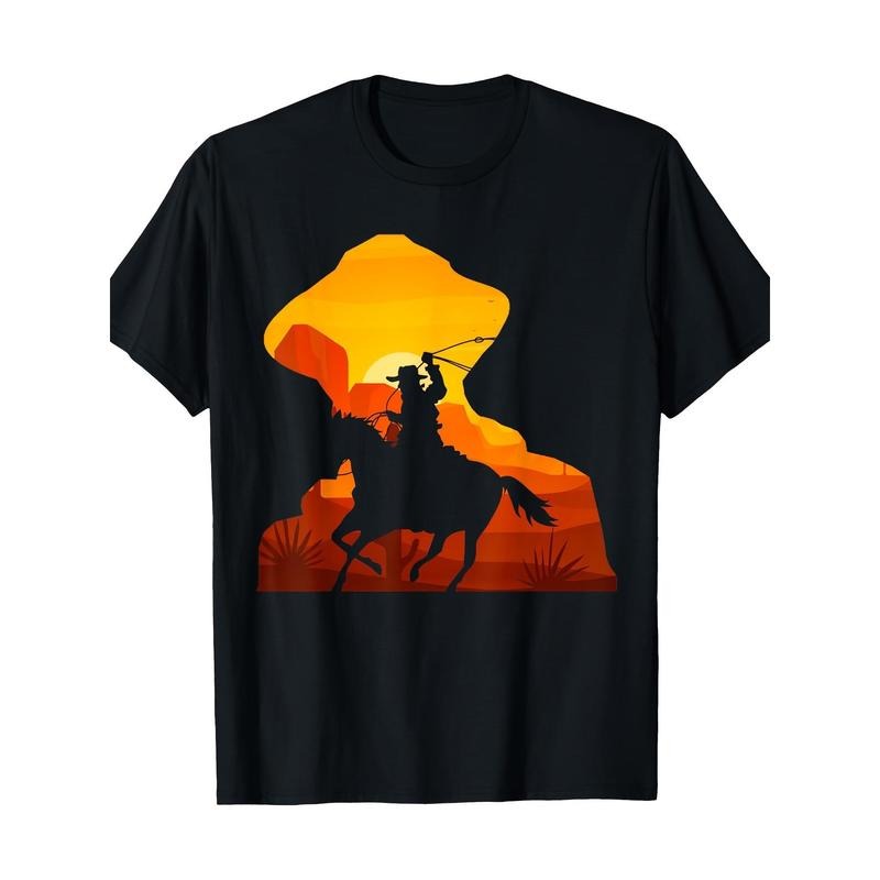 Western Denim T-shirt 100% cotton T-shirt Made in USA Hoodie, Sweatshirt | TeeBloomCo.com