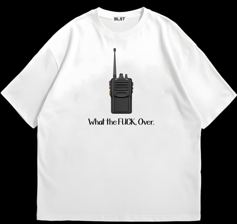 What The Fck Over Funny T-Shirt Soft Cotton Fabric Cotton and Machine Washable Hoodie, Sweatshirt | TeeBloomCo.com