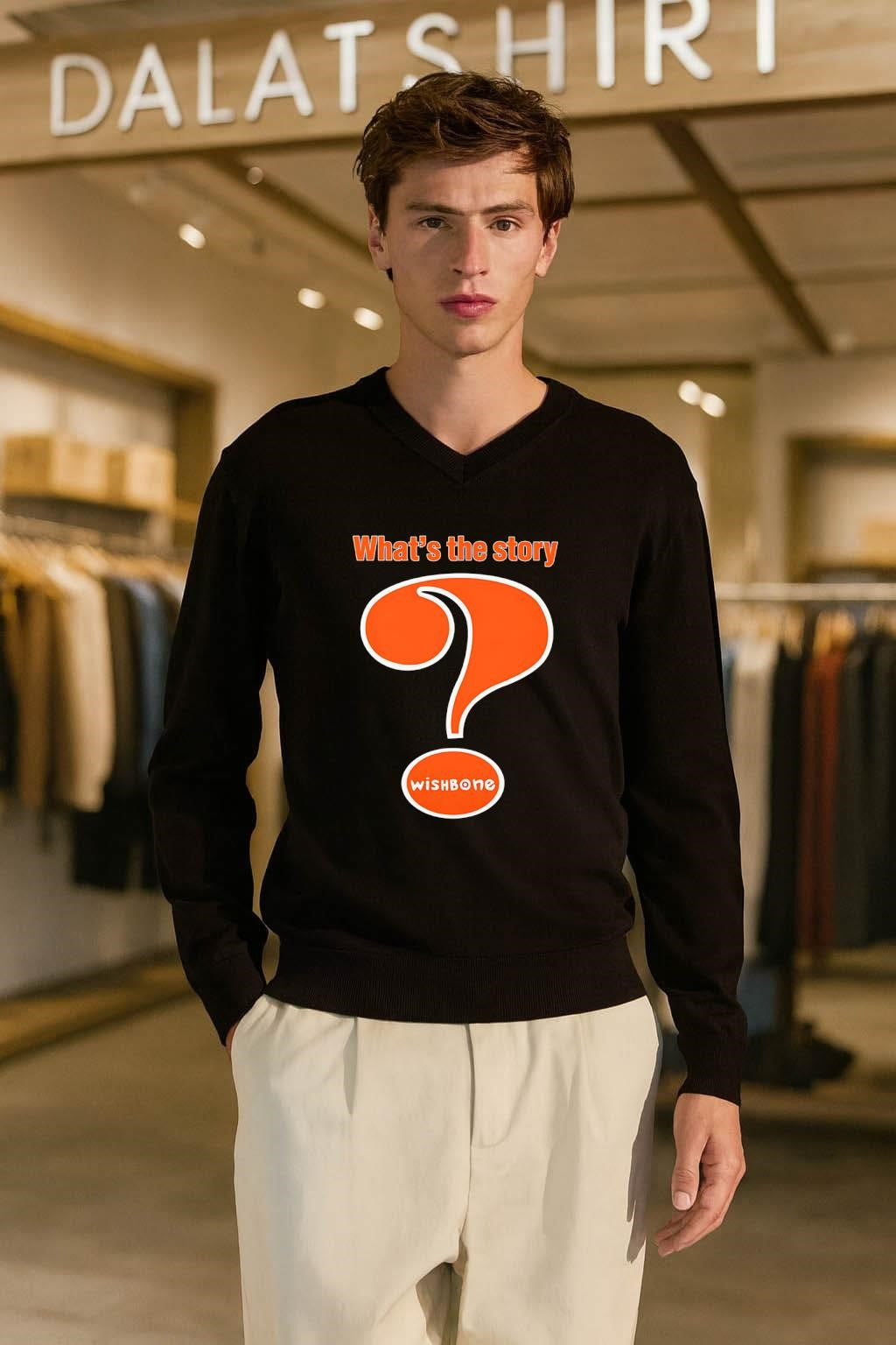 What’s The Story Wishbone shirt