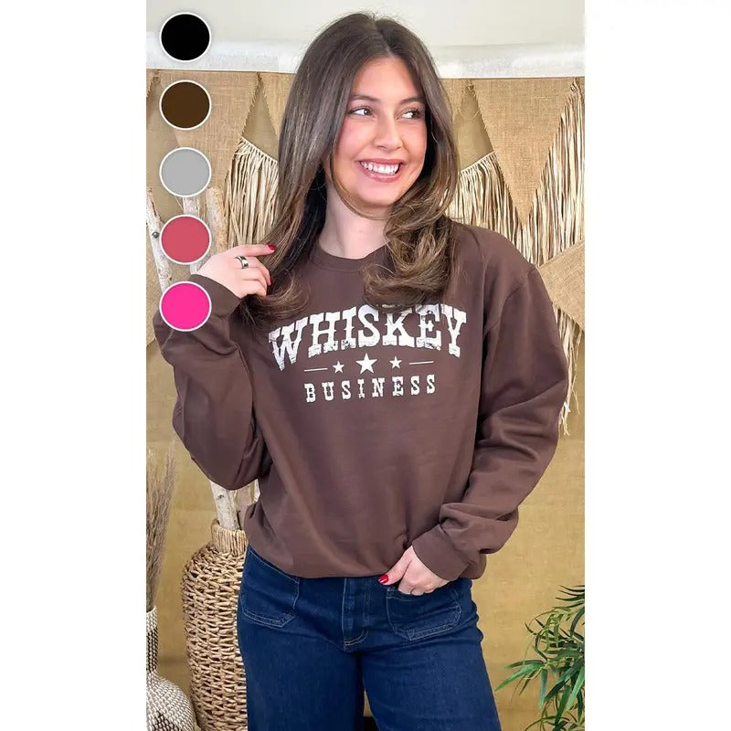 Whiskey Business Graphic Sweatshirt T-Shirts, Hoodie | TeeBloomCo.com