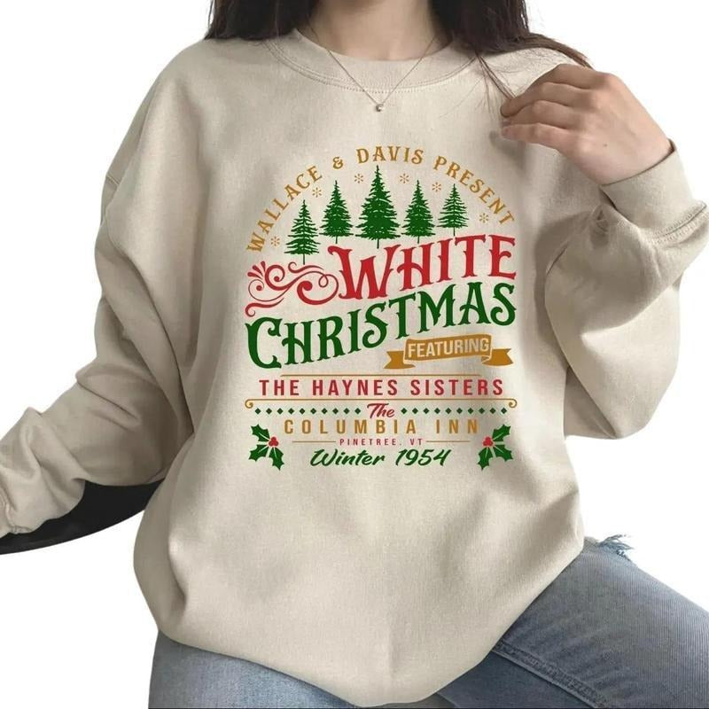 White Christmas Movie 1954 Sweatshirt, Christmas Movie Shirt, Sisters Sisters White Christmas Hoodie, Gift For Xmas Movie...